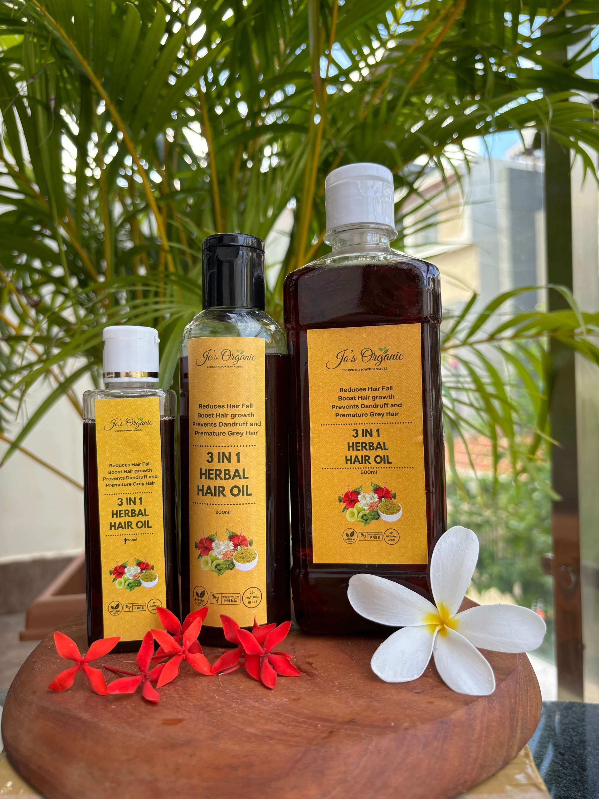 3 in 1 Herbal Hair Oil