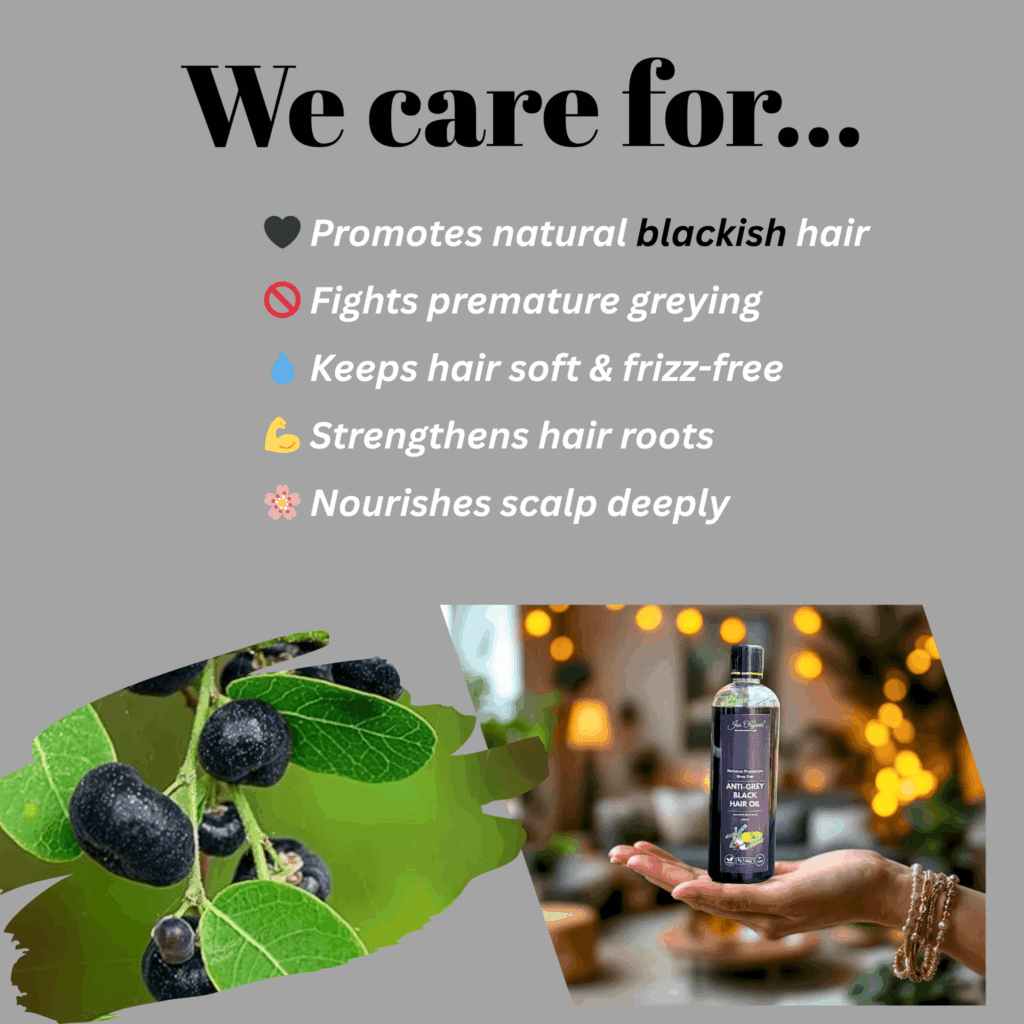 Anti-Grey Black Hair Oil