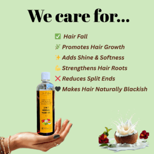 3 in 1 Herbal Hair Oil
