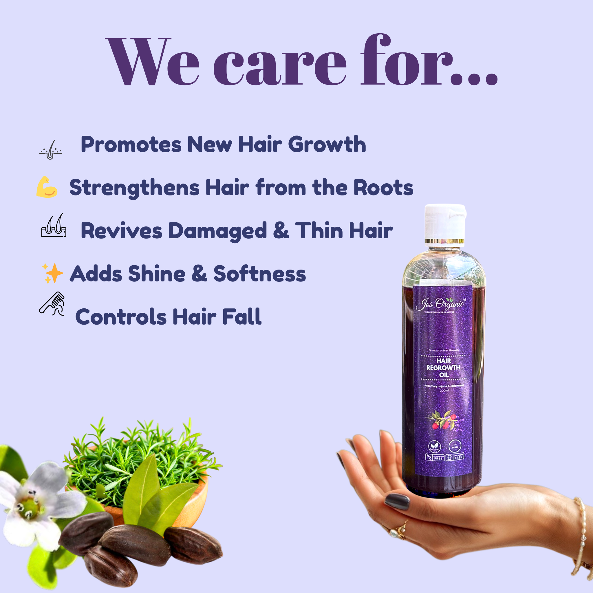 Bald and Regrowth hair kit