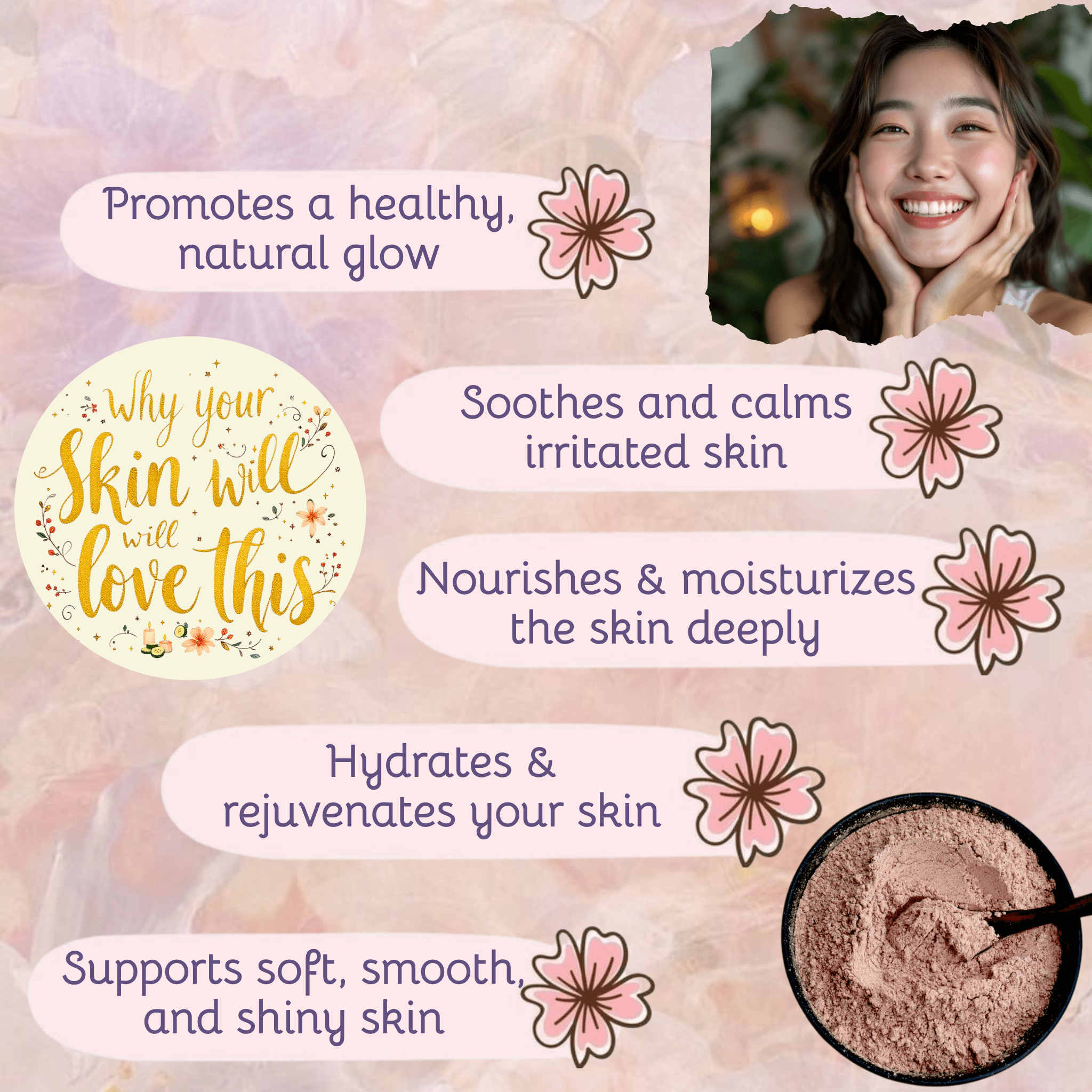 Beetroot & Rice Rose Face Pack