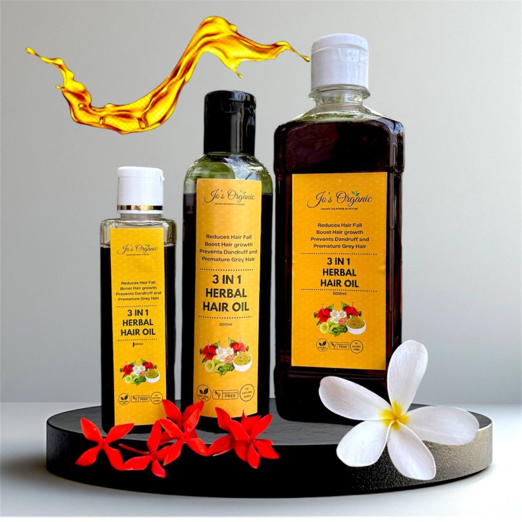 3 in 1 Herbal Hair Oil