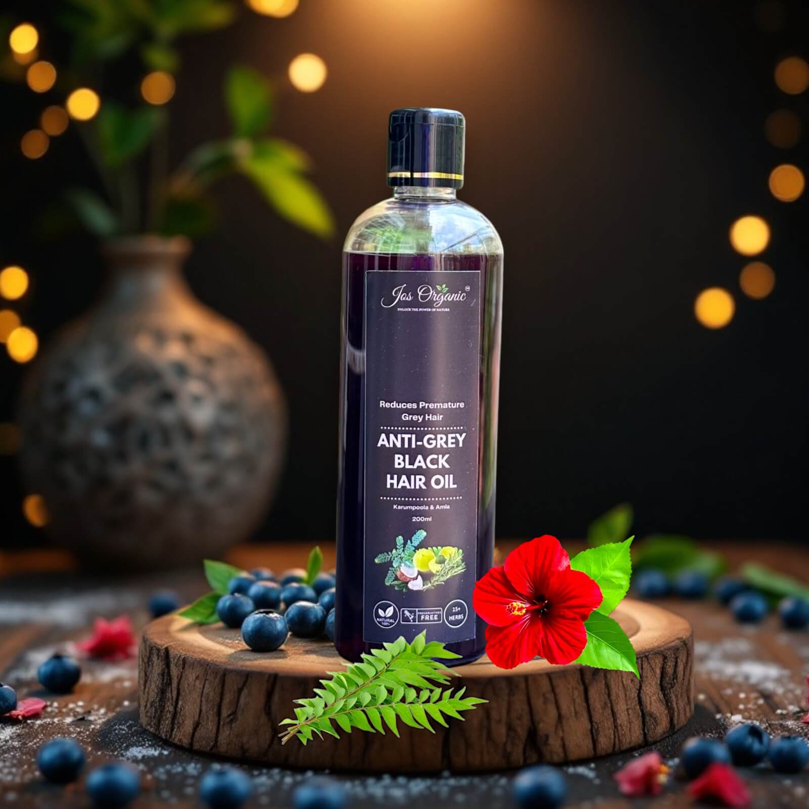Anti-Grey Black Hair Oil
