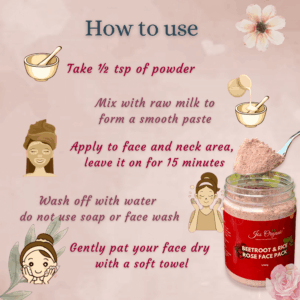 Beetroot & Rice Rose Face Pack