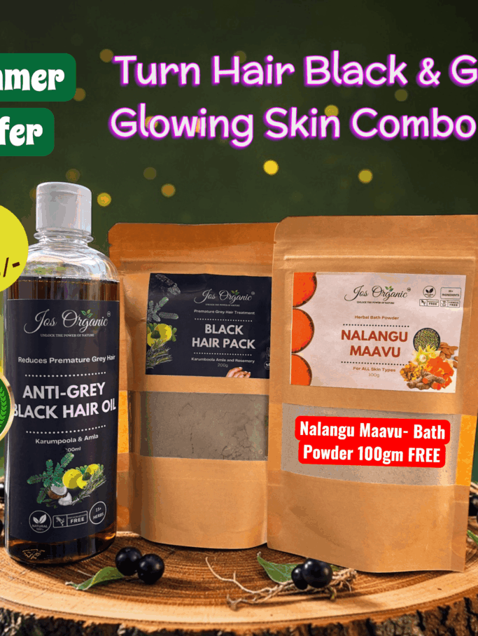 Combo 3 - Turn Hair Black & Get Glowing skin combo