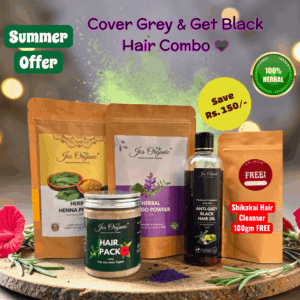 Combo 9 - Cover Grey & Get black hair combo